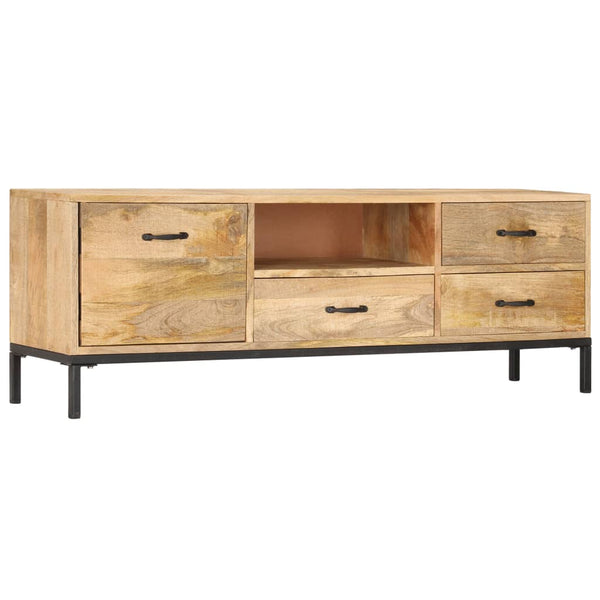 vidaXL TV-Schrank 130x30x45 cm Massivholz Mango