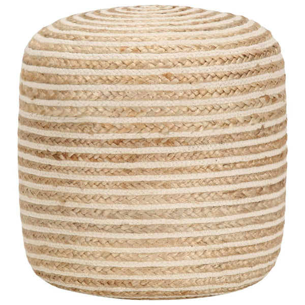 vidaXL Handgefertigter Sitzpuff 40 x 45 cm Jute