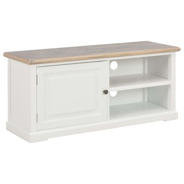 vidaXL TV-Schrank Weiß 90x30x40 cm Holz