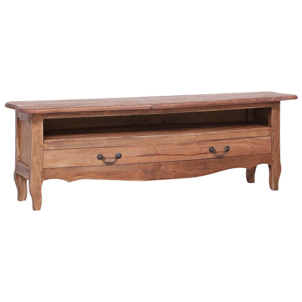 TV-Schrank 120x30x40 cm Altholz Massiv