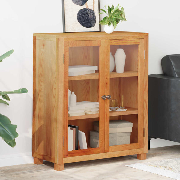 Schrank mit Regal mit Tür Braun 80 x 35 x 95 cm Holzwerkstoff