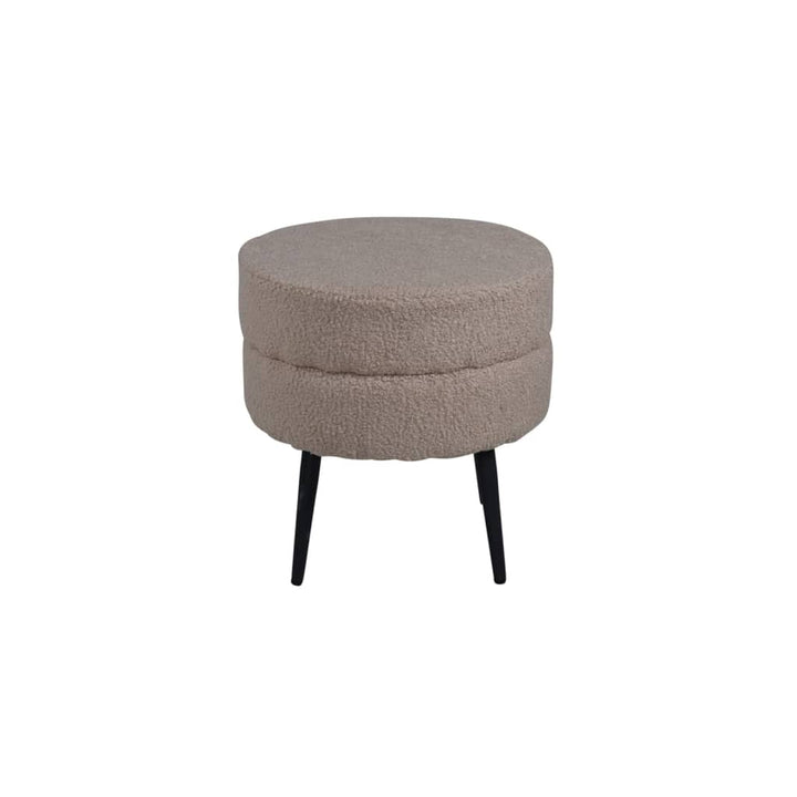 Venture Home Hocker Pot 40X40X40 Cm Teddy Und Schwarz