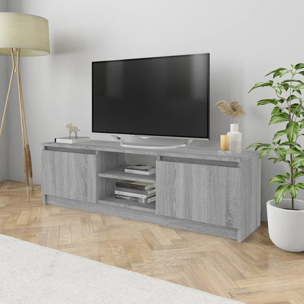 vidaXL TV-Schrank Grau Sonoma 120x30x35,5 cm Holzwerkstoff
