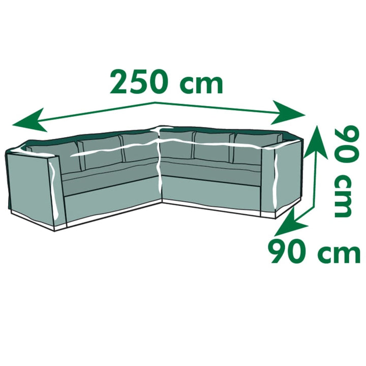 Nature Gartenmöbel-Abdeckung Für L-Förmige Longers 250X90X90 Cm