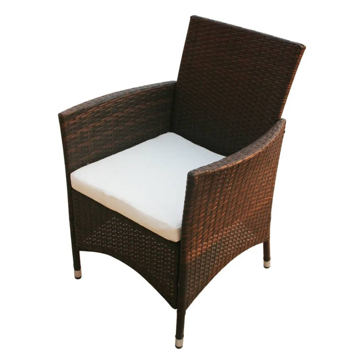 Gartenstühle 2 Stk. Poly Rattan