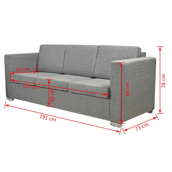 -Sofa Stoff