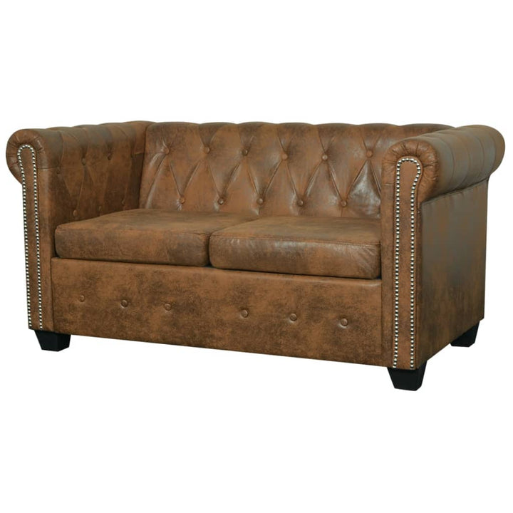 Chesterfield-Sofa Kunstleder