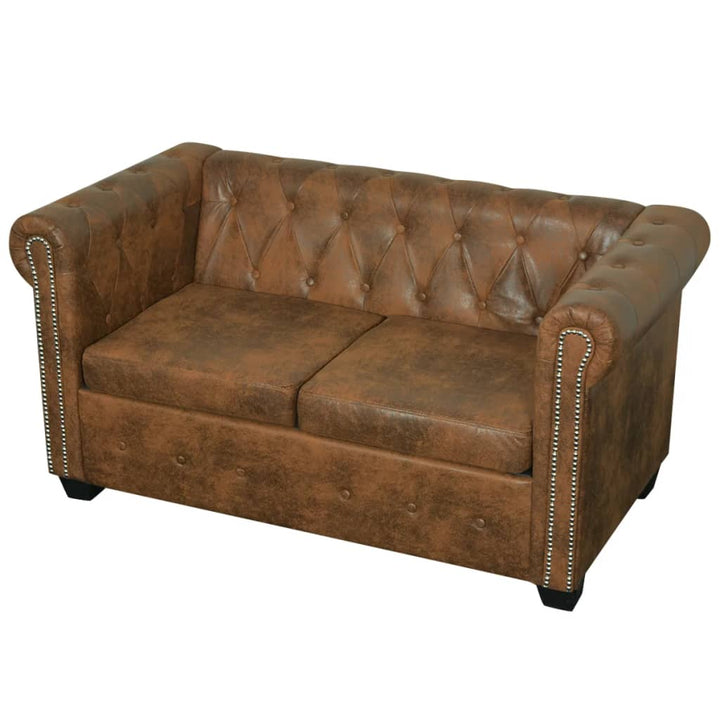 Chesterfield-Sofa Kunstleder