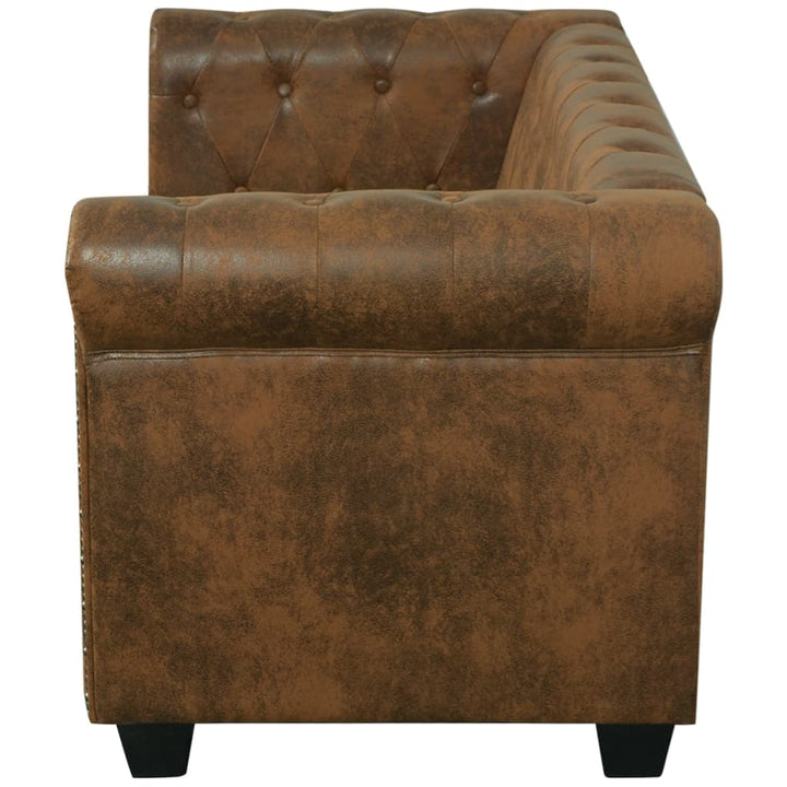 Chesterfield-Sofa Kunstleder