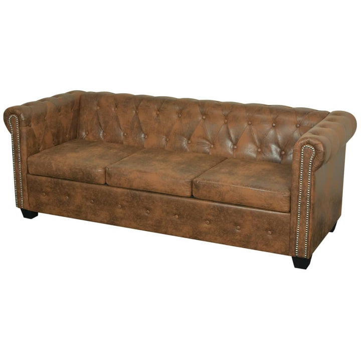 Chesterfield-Sofa Kunstleder