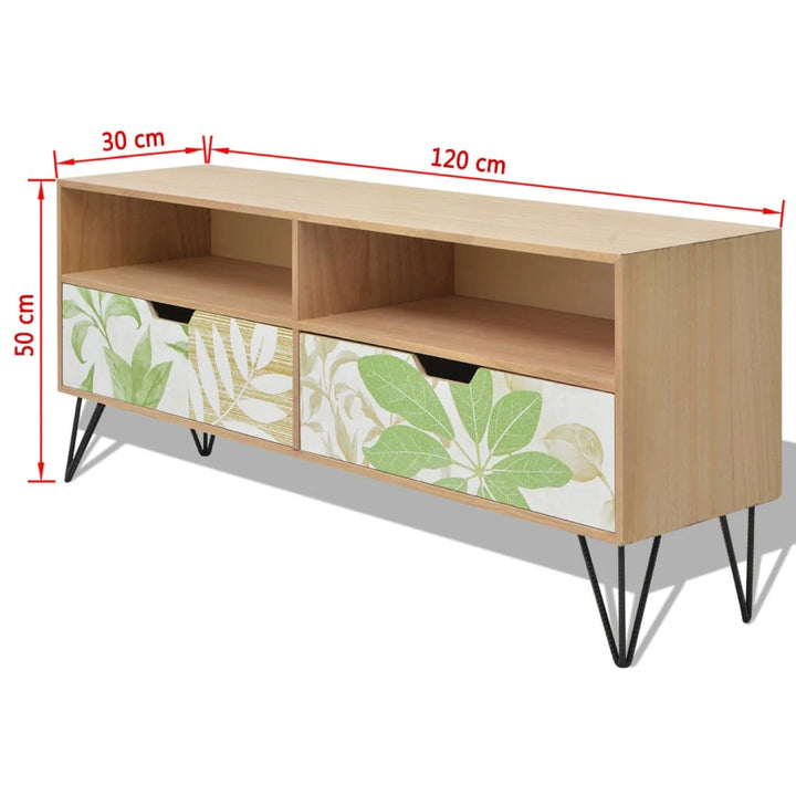 Tv-Schrank Mdf 120X30X50 Cm