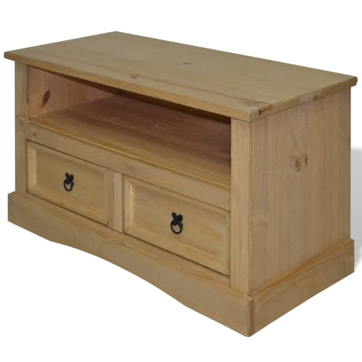 Tv-Schrank Mexiko-Stil Kiefernholz 91X43X56 Cm