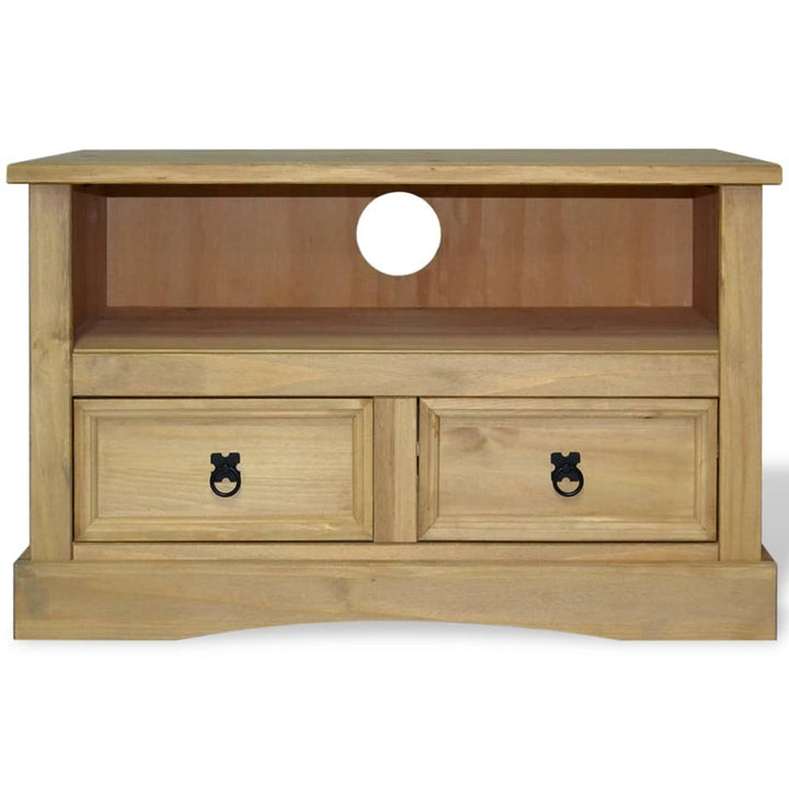 Tv-Schrank Mexiko-Stil Kiefernholz 91X43X56 Cm