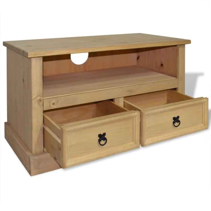 Tv-Schrank Mexiko-Stil Kiefernholz 91X43X56 Cm