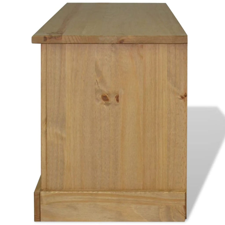 Tv-Schrank Mexiko-Stil Kiefernholz 91X43X56 Cm