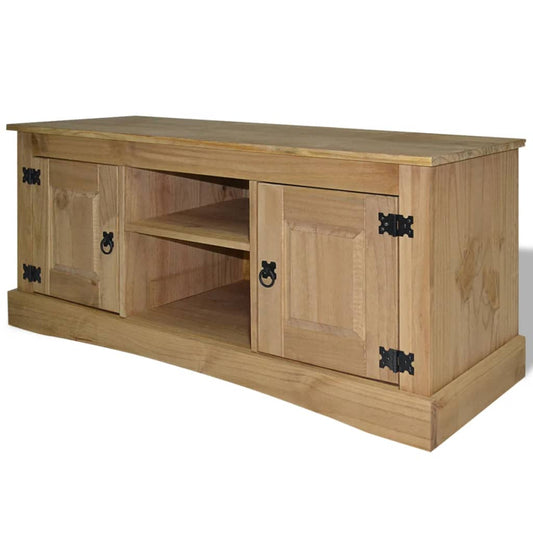 Tv-Schrank Mexiko-Stil Kiefernholz 120X40X52 Cm