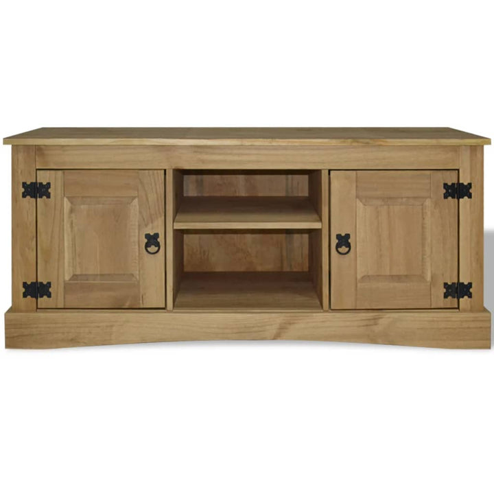 Tv-Schrank Mexiko-Stil Kiefernholz 120X40X52 Cm