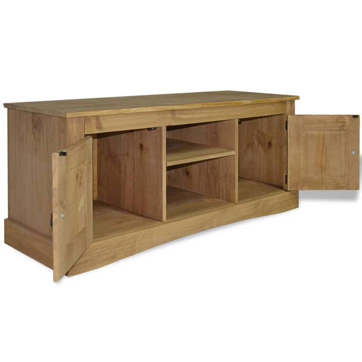 Tv-Schrank Mexiko-Stil Kiefernholz 120X40X52 Cm