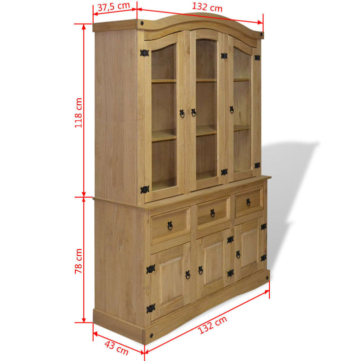 Buffetschrank Mexiko-Stil Kiefernholz