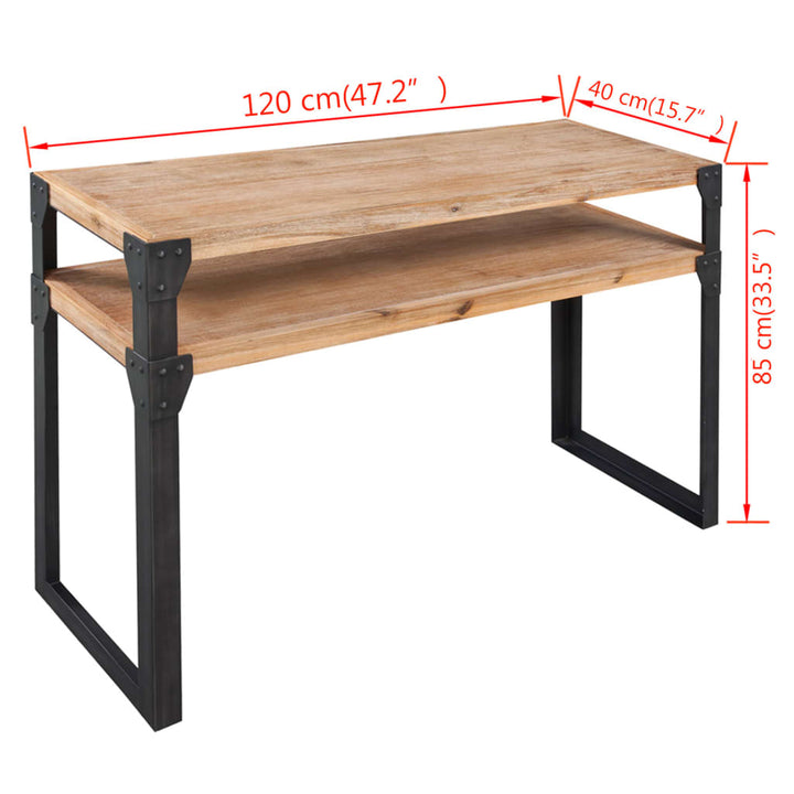 Konsolentisch Akazienholz Massiv 120X40X85 Cm