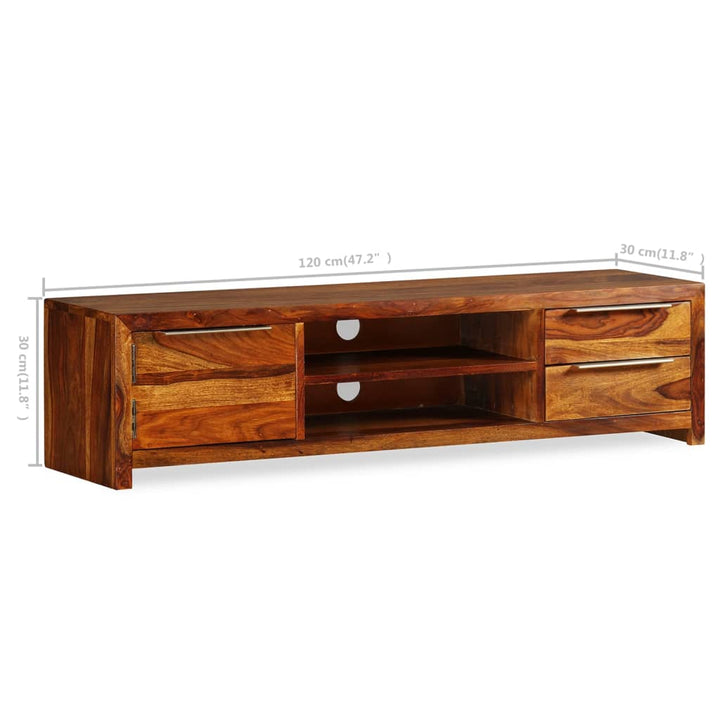 Tv-Schrank Massivholz Palisander 120X30X30 Cm