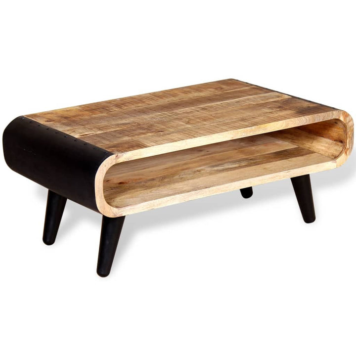 Couchtisch Raues Mangoholz 90X55X39 Cm