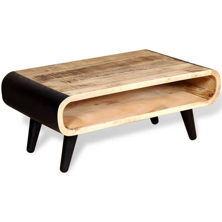 Couchtisch Raues Mangoholz 90X55X39 Cm