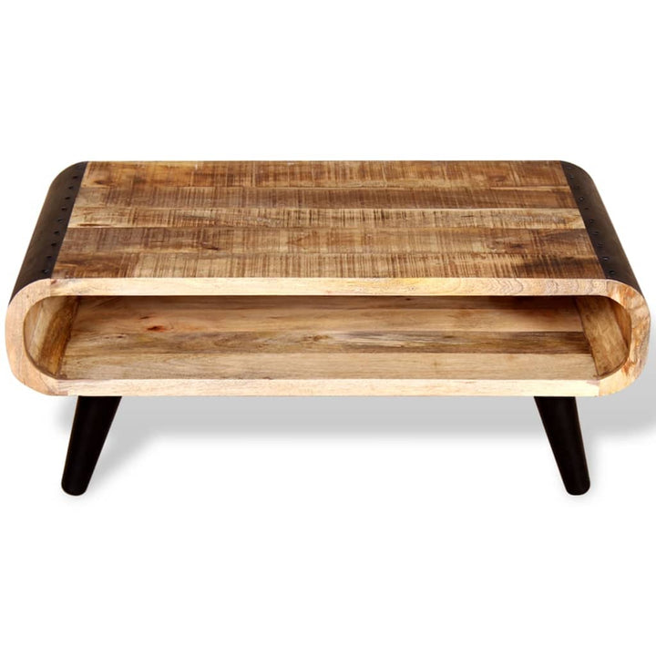 Couchtisch Raues Mangoholz 90X55X39 Cm