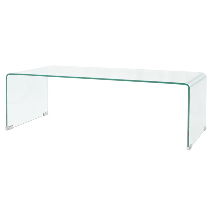 Couchtisch Hartglas 98X45X30 Cm Transparent