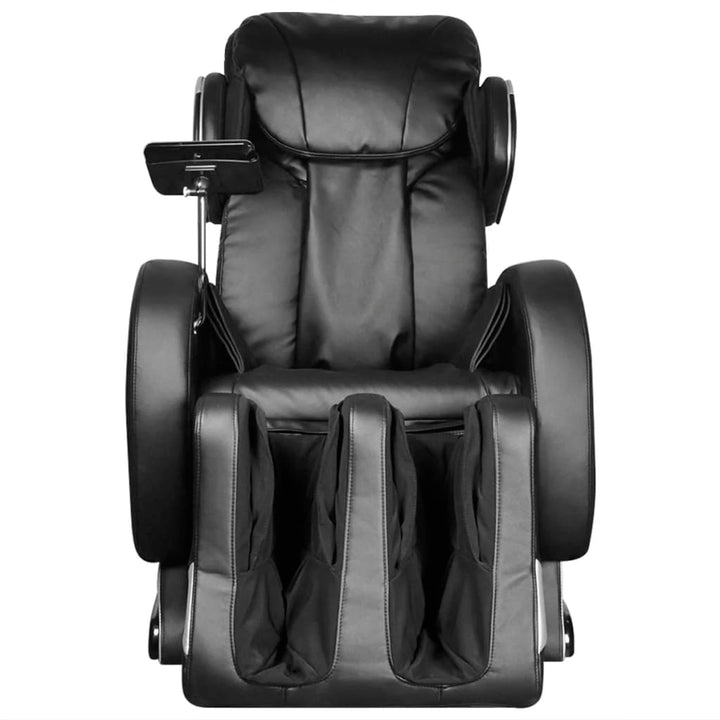 Massagesessel Mit Super Display Schwarz Kunstleder