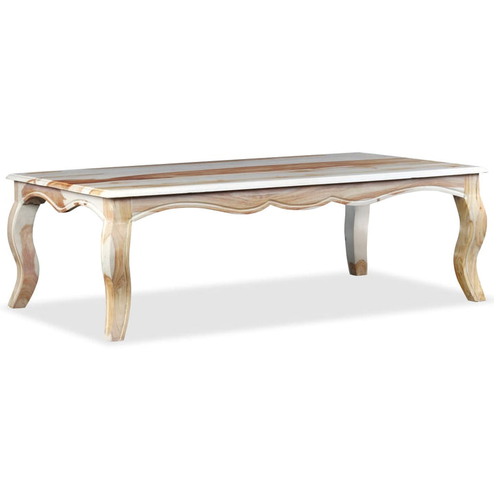 Couchtisch Massivholz 110 X 60 X 35 Cm