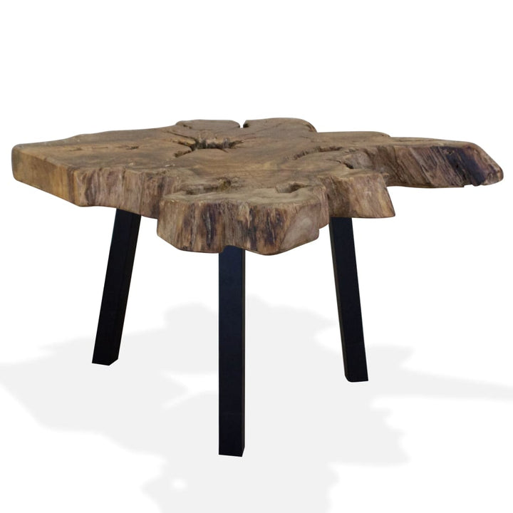 Couchtisch Massivholz Teak 80X70X38 Cm