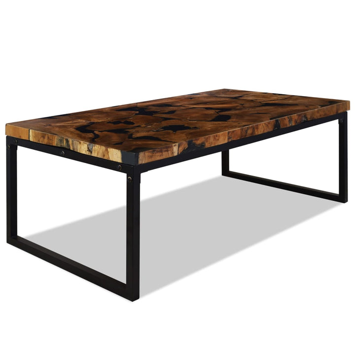 Couchtisch Teak Harz 110X60X40 Cm