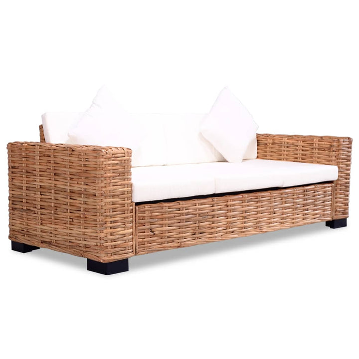 -Sofa Natürliches Rattan