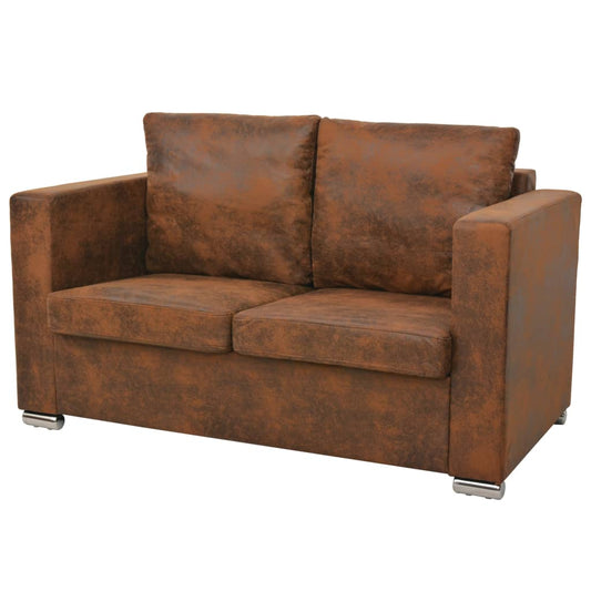 Sofa 137X73X82 Cm Wildleder-Optik