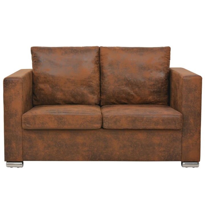 Sofa 137X73X82 Cm Wildleder-Optik