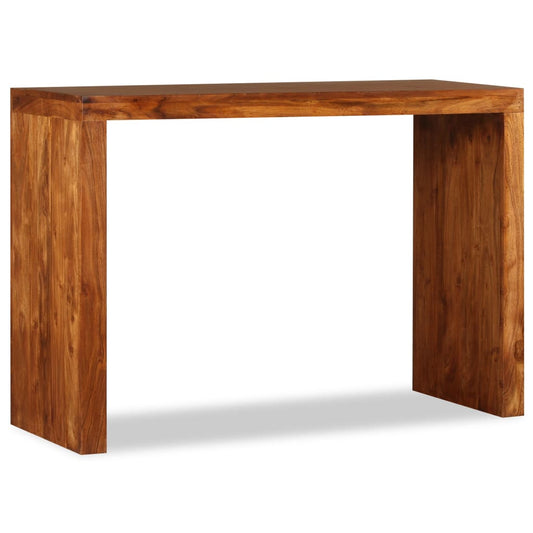 Konsolentisch Massivholz Mit Honigfarbener Politur 110X40X76 Cm