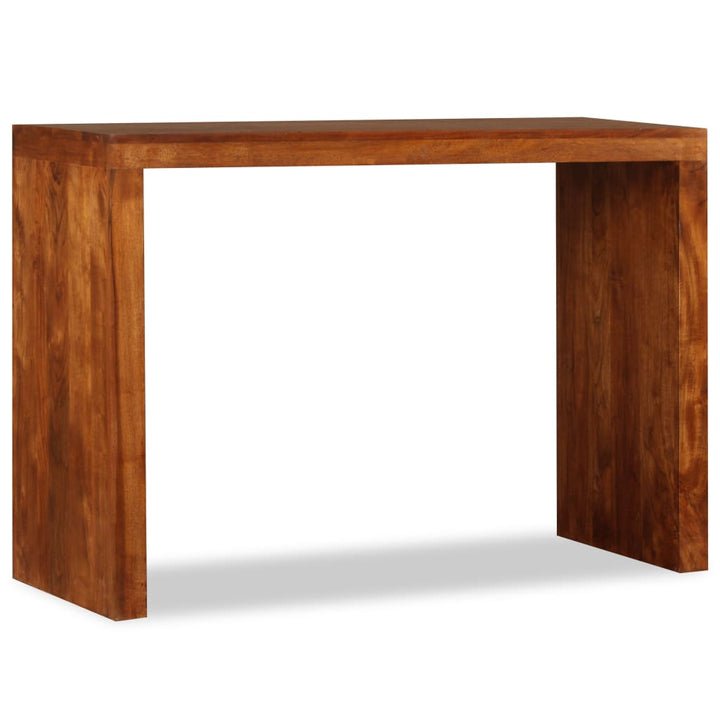 Konsolentisch Massivholz Mit Honigfarbener Politur 110X40X76 Cm