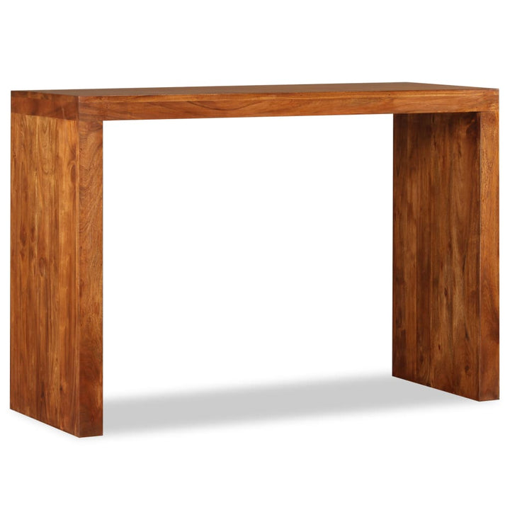 Konsolentisch Massivholz Mit Honigfarbener Politur 110X40X76 Cm