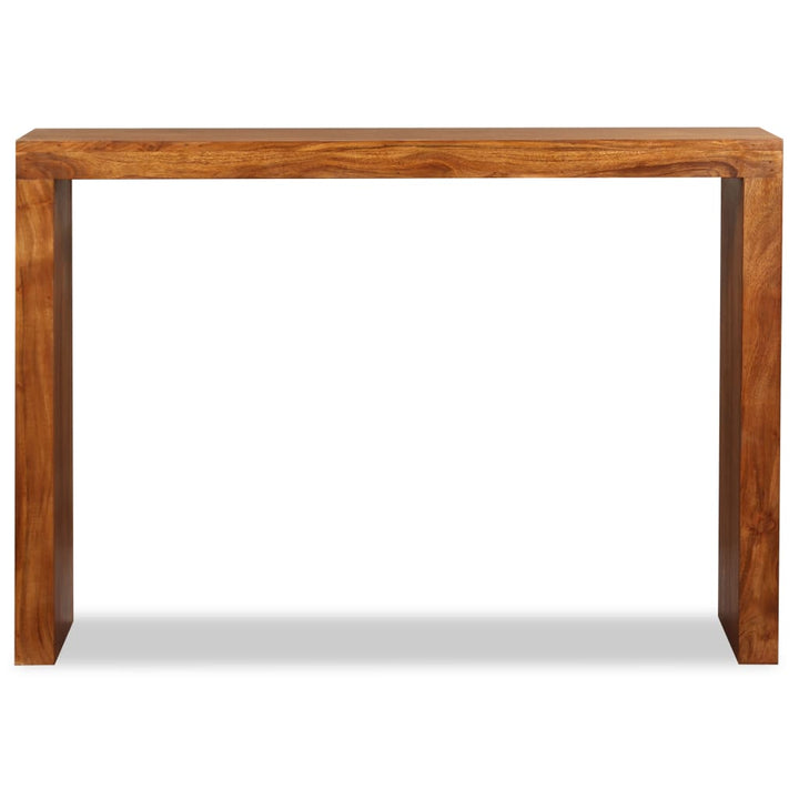 Konsolentisch Massivholz Mit Honigfarbener Politur 110X40X76 Cm