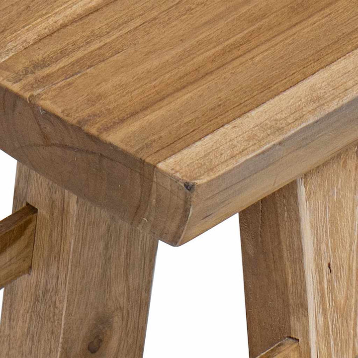 Bank Gemischtes Altholz Und Massivholz Teak 100X28X43 Cm Braun