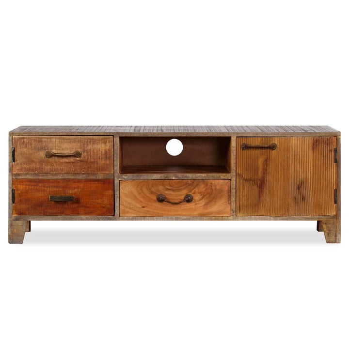 Tv-Schrank Massivholz Vintage 118X30X40 Cm