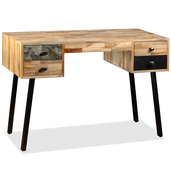 Schreibtisch Wiederverwertetes Teak Massivholz 110 × 50 × 76 Cm