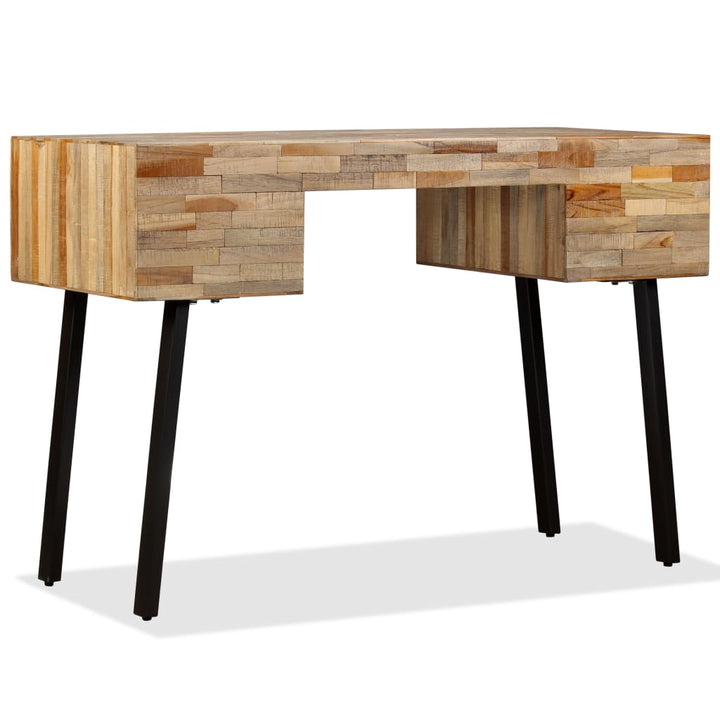 Schreibtisch Wiederverwertetes Teak Massivholz 110 × 50 × 76 Cm