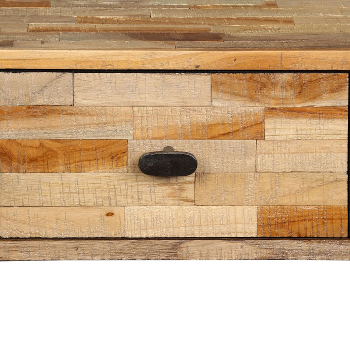 Konsolentisch Recyceltes Teak Massiv 120 X 30 X 76 Cm