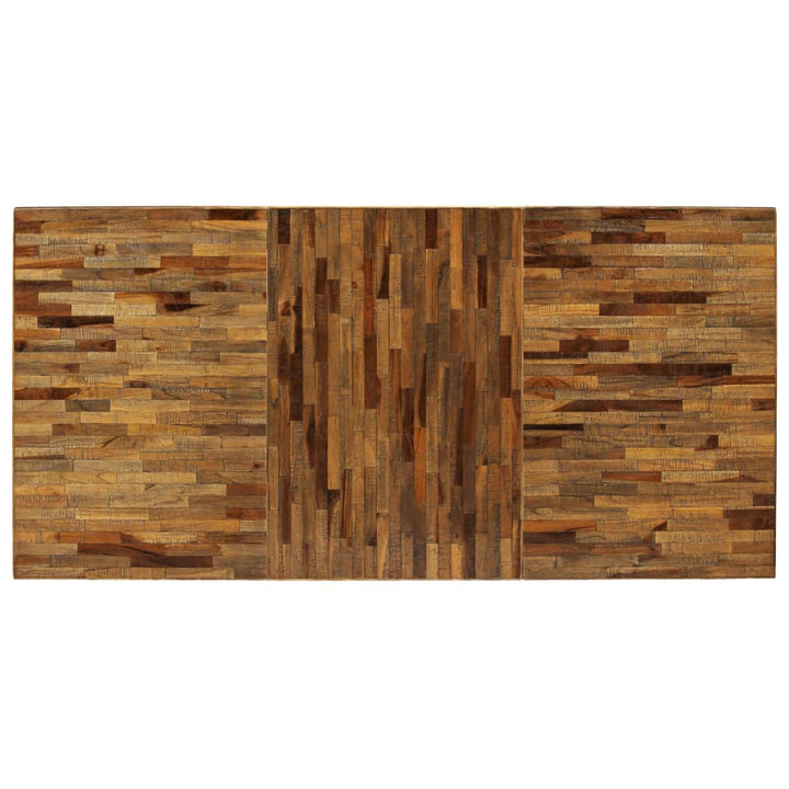 Esstisch Recyceltes Teakholz Und Stahl 180X90X76 Cm