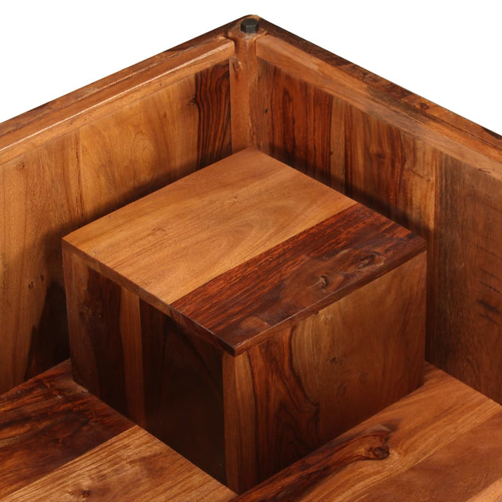 Couchtisch Massivholz Palisander 70X70X30 Cm