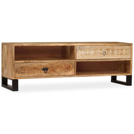 Tv-Schrank Massivholz Mango 120X30X40 Cm