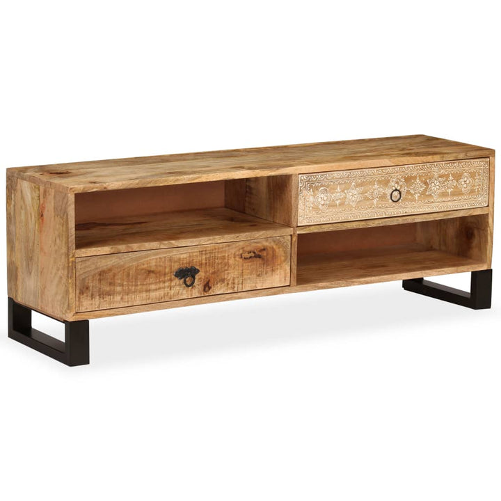 Tv-Schrank Massivholz Mango 120X30X40 Cm