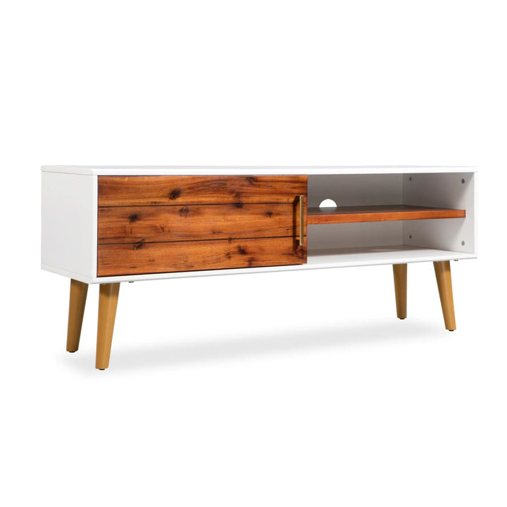 Tv-Schrank Massivholz Akazie 120X35X45 Cm